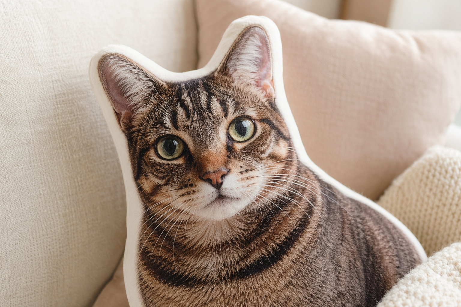 Custom Pet Shaped Pillow detail