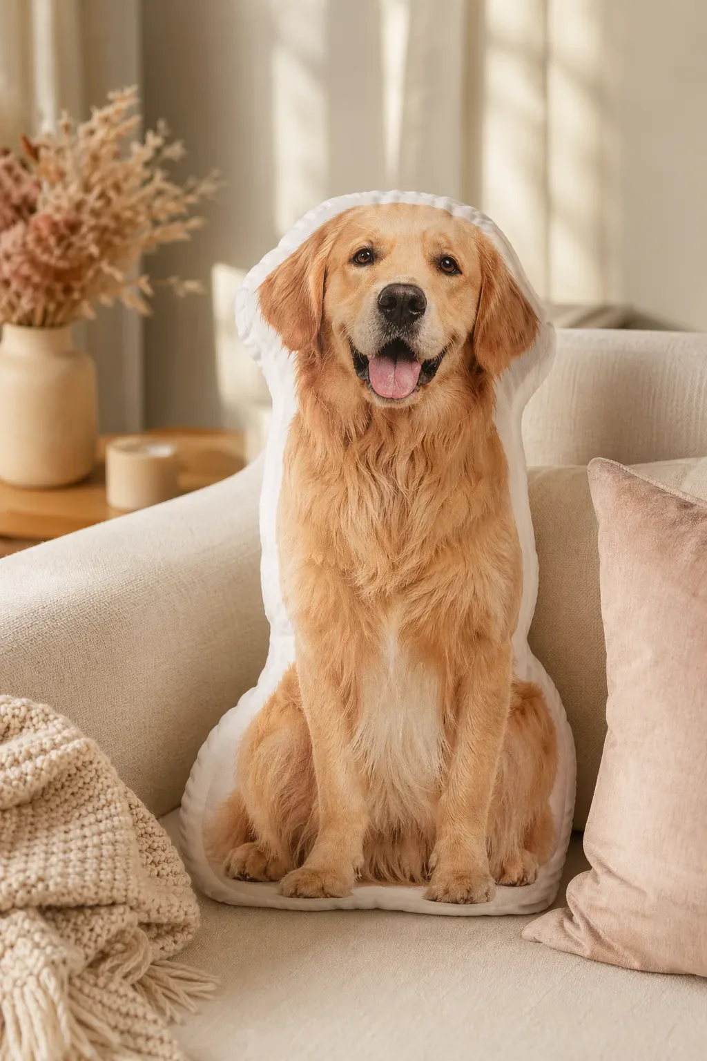 Custom pet shaped pillow
