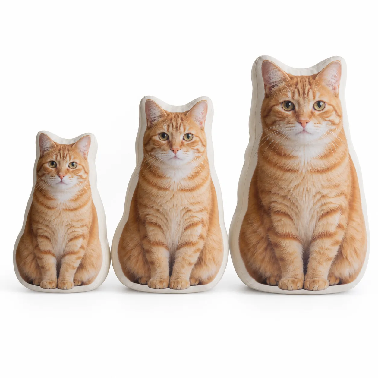 Custom Shaped Pet Pillow Plus size guide